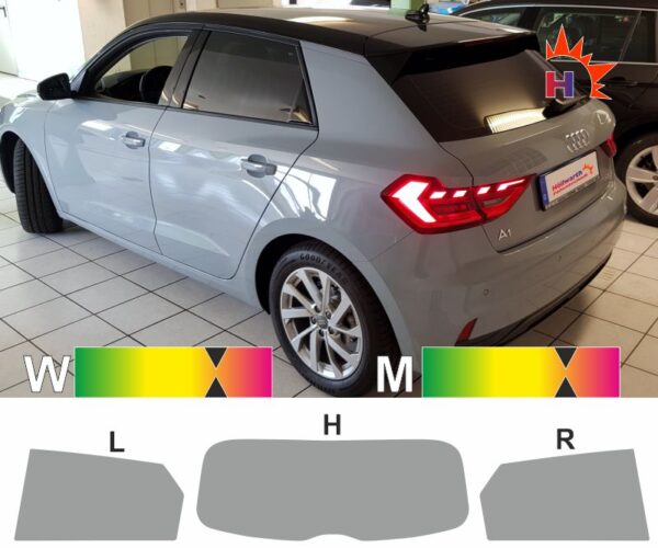 Audi A1 GB ab 2018 passende Tönungsfolie
