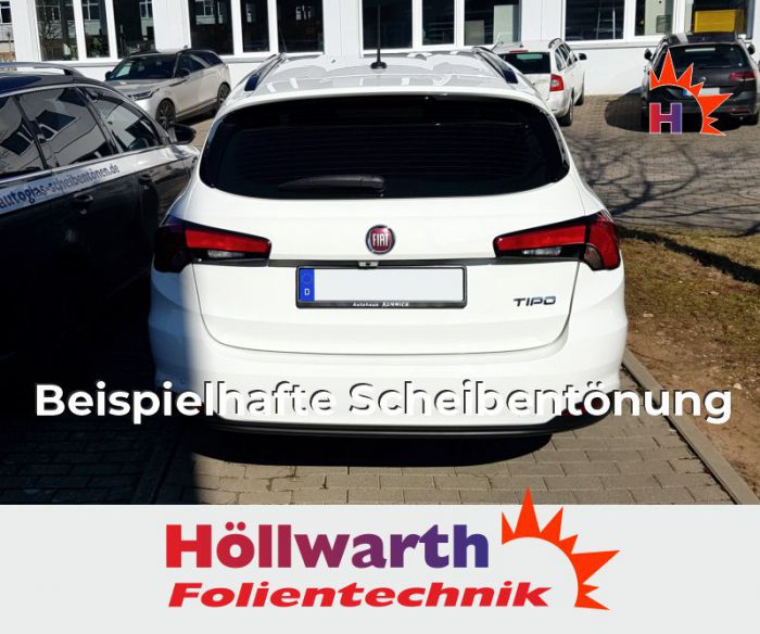 FIAT Tipo Kombi passgenaue Tönungsfolie