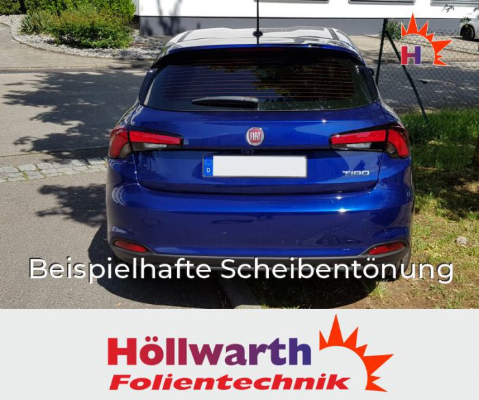 FIAT Tipo Schrägkeck fünftürig ab 2015 passgenaue Tönungsfolie