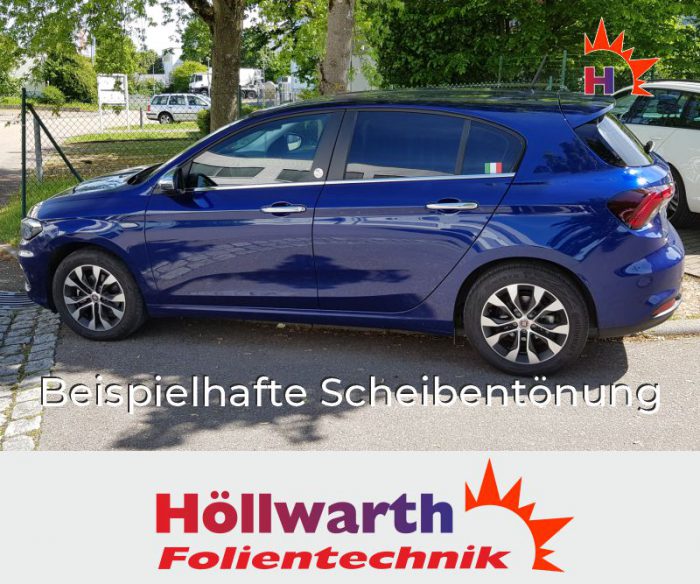 FIAT Tipo Schrägkeck fünftürig ab 2015 passgenaue Tönungsfolie