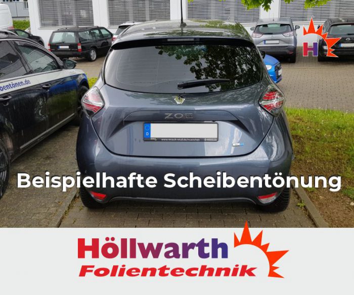 RENAULT ZOE passgenaue Tönungsfolie