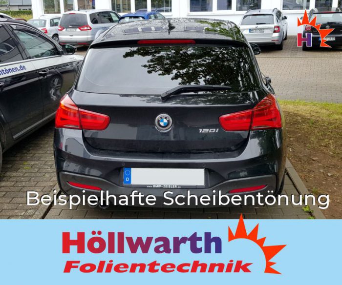 BMW 1er F20 fünftürig facelift 2015 bis 2019 passgenaue Tönungsfolie