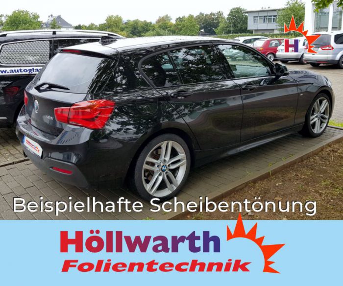 BMW 1er F20 fünftürig facelift 2015 bis 2019 passgenaue Tönungsfolie