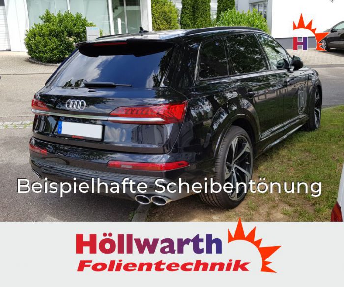 Passgenaue Tönungsfolie für Ihren AUDI Q7 4M / Audi SQ7 ab 2015 und Facelift ab 2019.