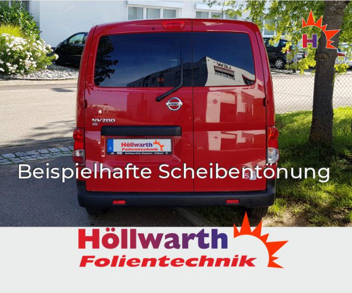 Passgenaue Tönungsfolie für Ihren NISSAN NV 200 Heckflügel ab 2009.