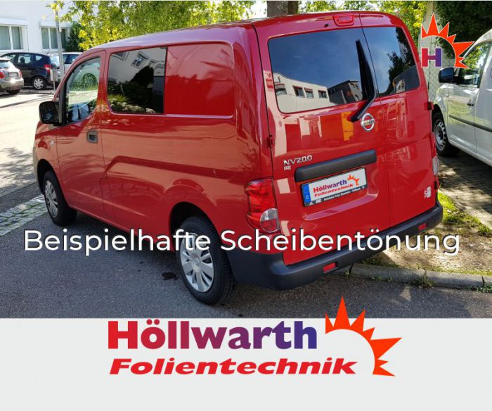 Passgenaue Tönungsfolie für Ihren NISSAN NV 200 Heckflügel ab 2009.