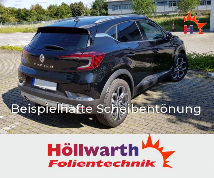 Passgenaue Tönungsfolie für Ihren RENAULT Captur ab 2020.