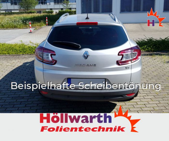 RENAULT Megane III Grandtour 2008 bis 2015 passgenaue toenungsfolie