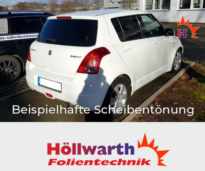 SUZUKI Swift fünftuerig 2005 bis 2010 passgenaue Tönungsfolie