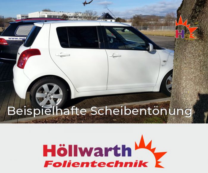 SUZUKI Swift fünftuerig 2005 bis 2010 passgenaue Tönungsfolie