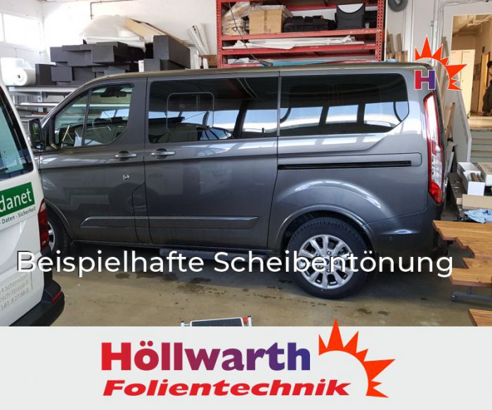 FORD Tourneo Custom 13 passgenaue Tönungsfolie