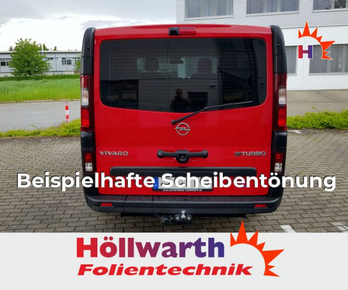 OPEL Vivaro B L1H1 Heckklappe schiebetür rechts Schiebefenster passgenaue Töenungsfolie