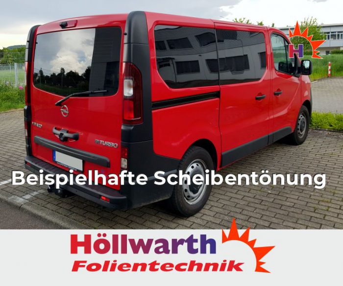 OPEL Vivaro B L1H1 Heckklappe schiebetür rechts Schiebefenster passgenaue Töenungsfolie