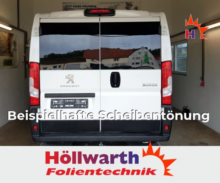 PEUGEOT Boxer II Kombi L2 mit Schiebefenster ab 2006 passgenaue Tönungsfolie