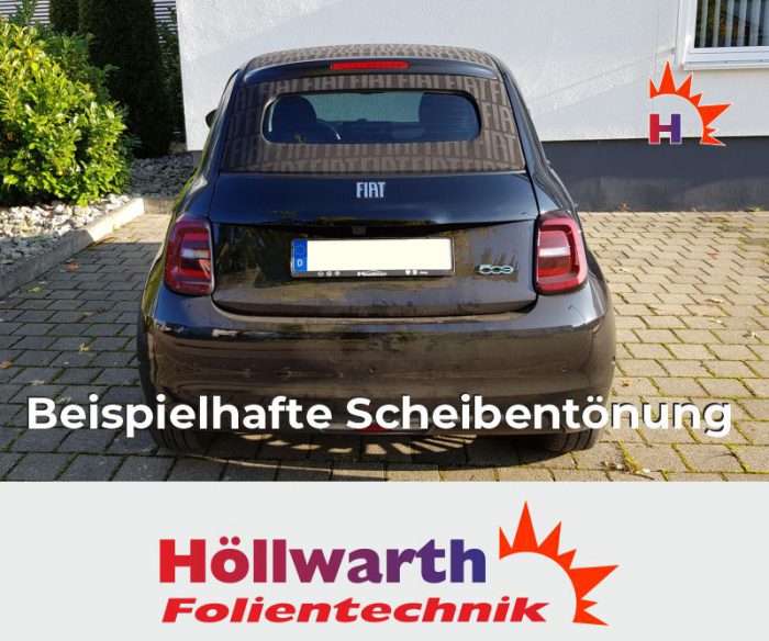 FIAT 500 Cabrio ab 2020 passgenaue Tönungsfolie