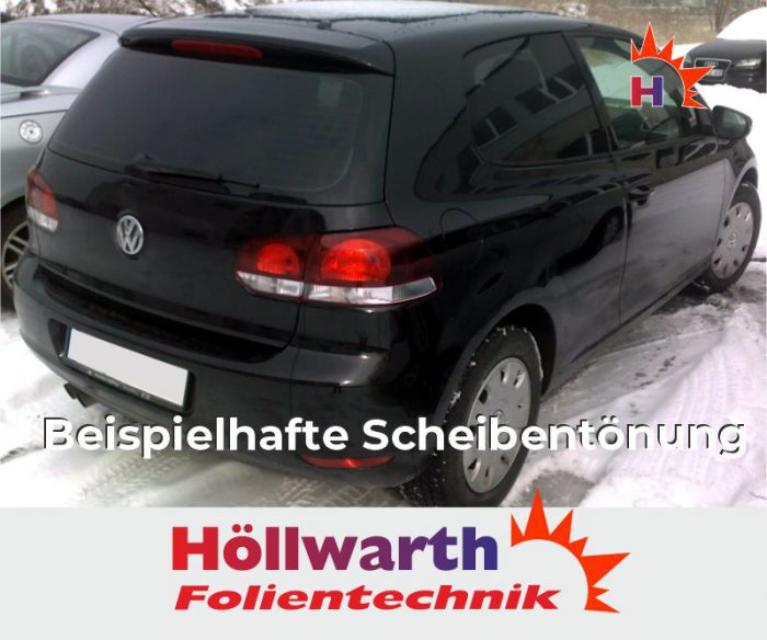 VW Golf VI dreitürig 2009 bis 2012 passende Tönungsfolie