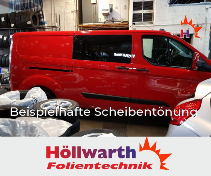 FORD Transit Custom ab 2012 mit Heckklappe passgenaue Tönungsfolie