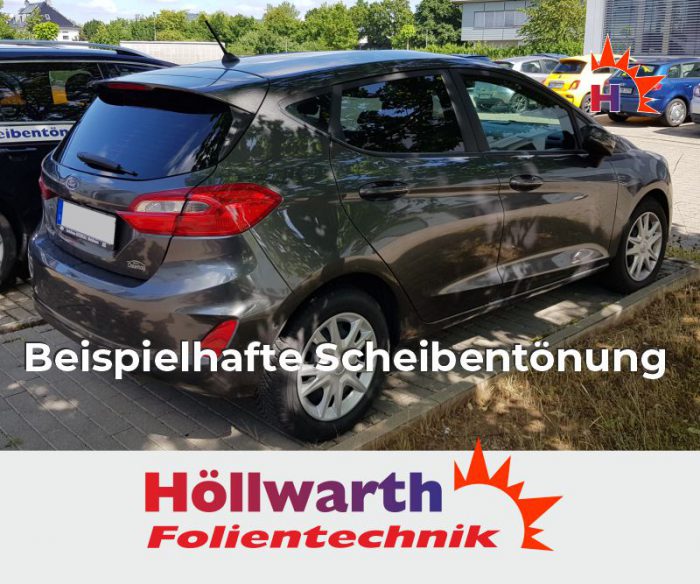 FORD Fiesta 18 fünftuerer ab 2017 passgenaue Tönungsfolie