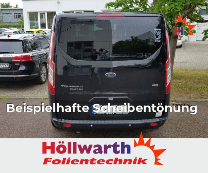 FORD Tourneo Custom ohne Glasantennen passgenaue Tönungsfolie