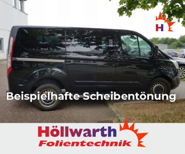 FORD Tourneo Custom ohne Glasantennen passgenaue Tönungsfolie