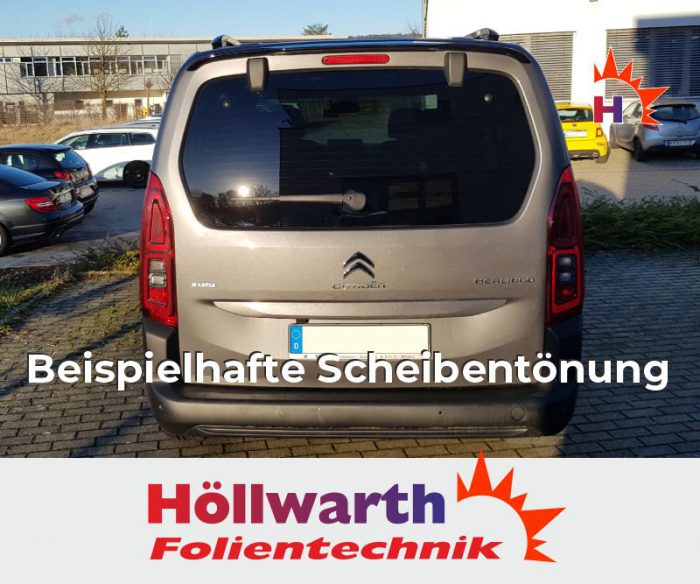 CITROEN Berlingo III XL ab 2018 passgenaue Tönungsfolie