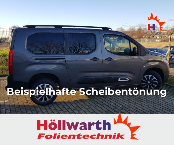 CITROEN Berlingo III XL ab 2018 passgenaue Tönungsfolie