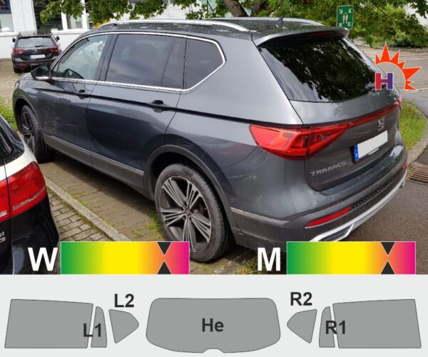 SEAT Terraco ab 2018 passgenaue Tönungsfolie