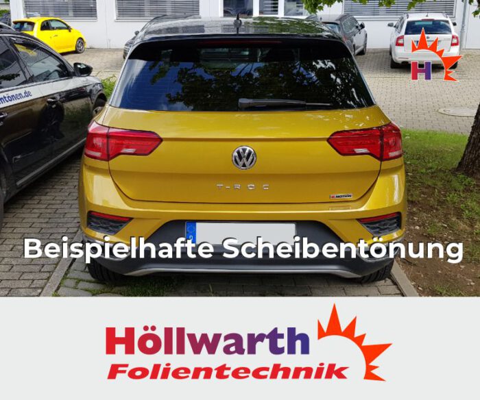 VW T-Roc passgenaue Tönungsfolie